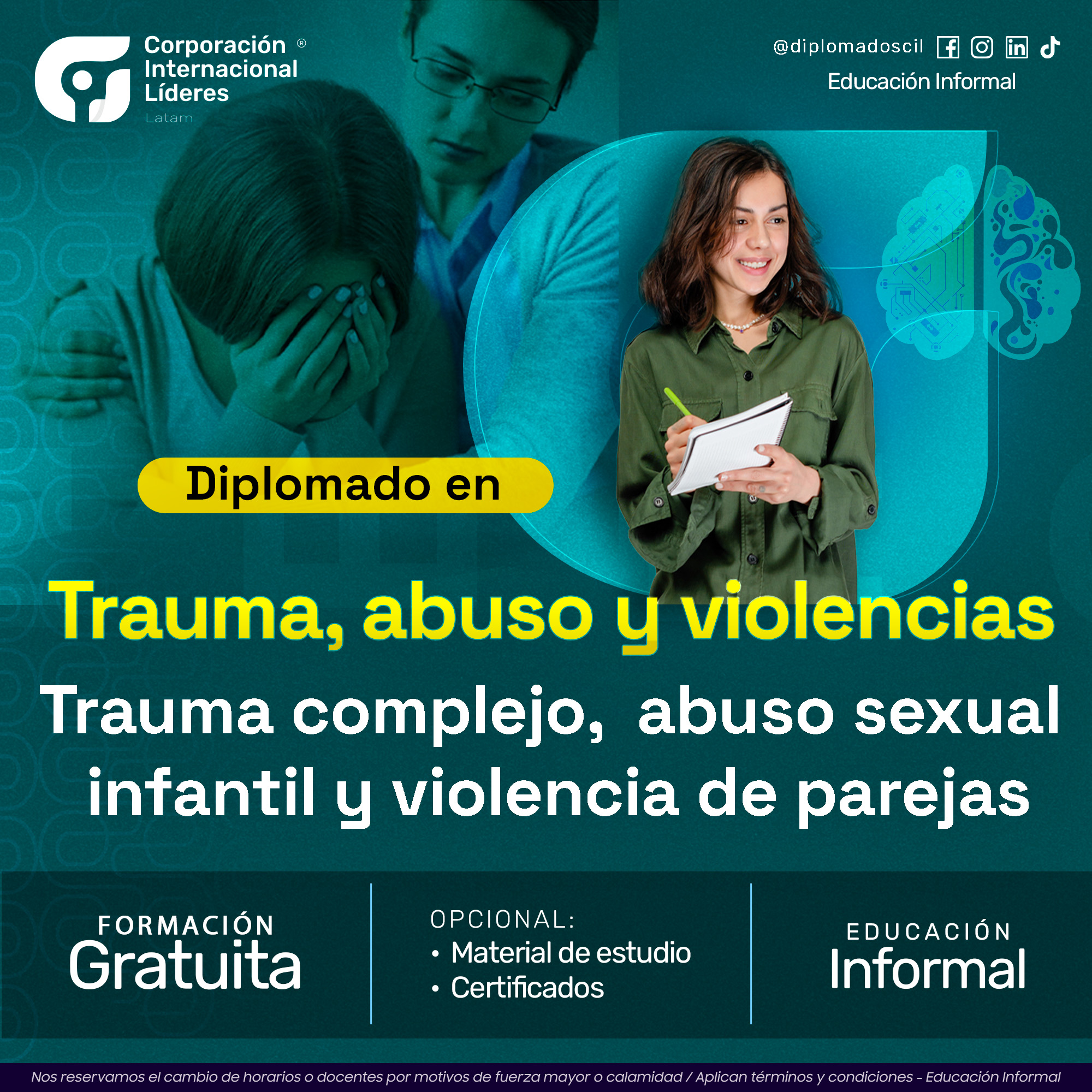 Diplomado en Trauma, Abuso y Violencias